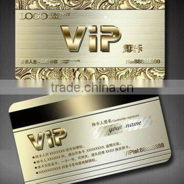 2015 Hot Selling High Quality Cheap Logo DIY Stainless Steal Businesss Card /Golden /silvery Color Vip Card for Membership photo-4