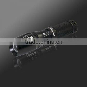 Hot Sale Super Bright 400Lm Rechargeable Zoom Aluminium Torch Lighter photo-5