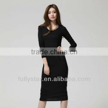 ladies fashion dresses with pictures black long sleeve maxi dress