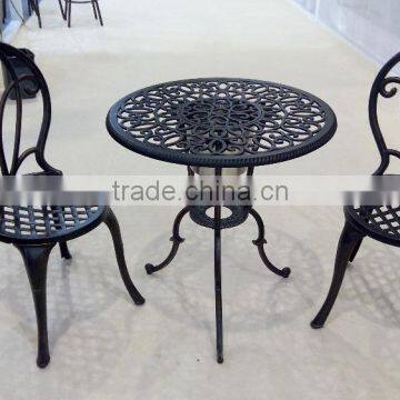 bistro set with ice bucket 2 chairs with 1 table