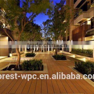 New Technology High Density Polyethylene Wpc Decking, Outdoor Composite Wood Decking