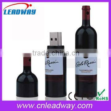 Colorful Metal Wine Bottle Usb Flash Drive 1gb 2gb 4gb 8gb 16gb Pendrive photo-2