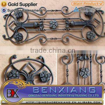 Wrought Iron rosette made by Qingdao BX 21.161for fence,gate& stairs