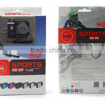 Wifi Mini Waterproof Sports Action Camera 2.0" LCD Full HD 1080P 12MP 170 Wide Angle Lens Video Recorder With IR Remote Control photo-5