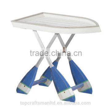 Oar wood Side Table