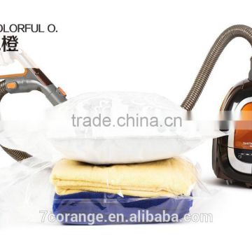 Pillow packing vacuum storage bags with pump