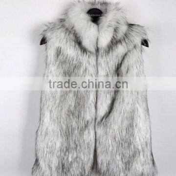 New Arrival Faux Fur Vest for Women Wear Cheap Women Faux Fur Vest photo-4