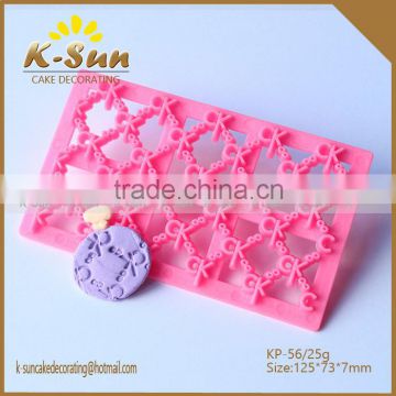 K-sun plastic cupcake decorating stamp cupcake decoration impression cutter