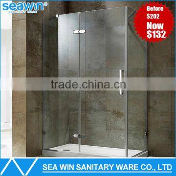 Frameless Interior Glass Hinge Shower Door for Home Use