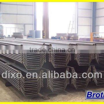 hot rolled metal/ steel sheet piles/ used sheet piling