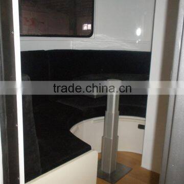 Human quarter 2 horse trailer angle float