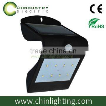 1.5w sun power solar led outdoor wall light, led solar street lamp