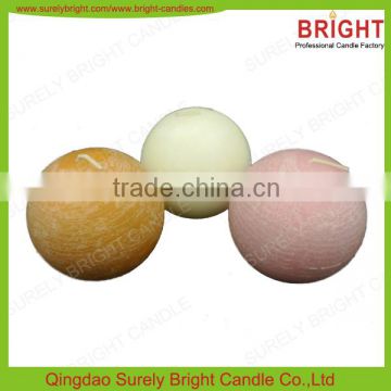 2016 New Year Decorative Hot Sell Scented Ball Candle Supplier