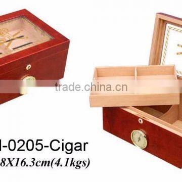 The Deluxe Custom high-end finish wooden Cigar cabinet Humidor boxes