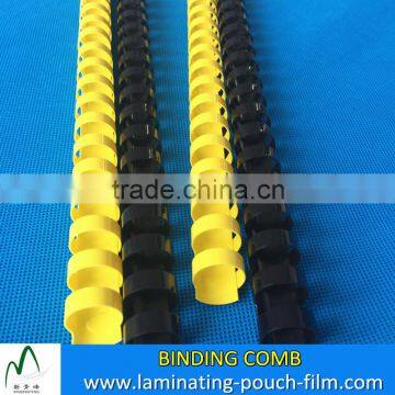 19rings 21rings 6mm-51mm PVC Plastic Binding Comb Rings Book Menu China Plastic Combs