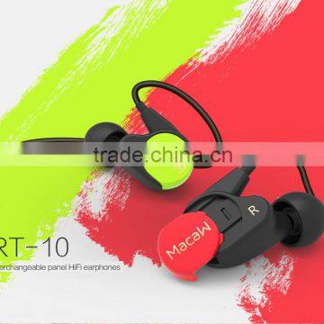 RT-10 earphones hifi in ear general bass sports earphones