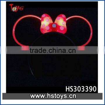 Promotional plstic hair clip flashing led light