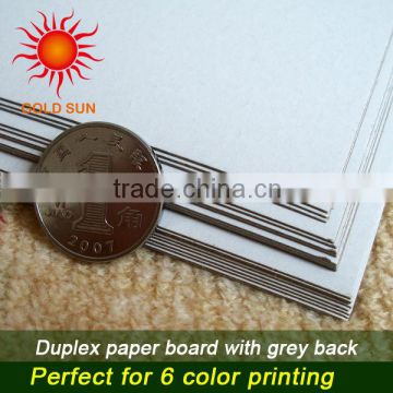 250g duplex board paper for making boxes