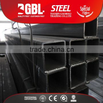 Black Square Steel Pipe Profile Building Material of Black Square Pipes