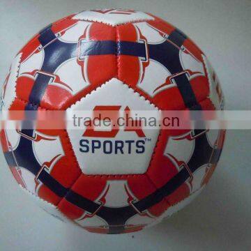 colorful design pvc EA soccer football for training and match