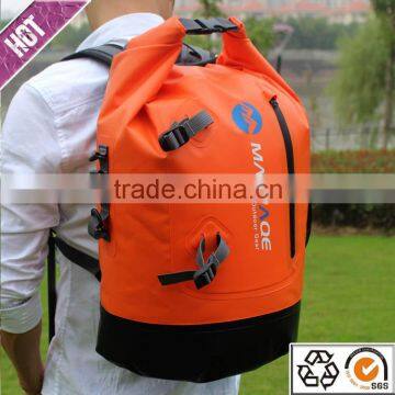 Cheap Waterproof Bag for Mountaineering 500D PVC Tarpaulin Dry Backpack Travel Backpack