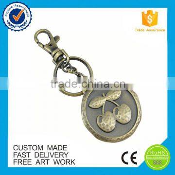 Promotional gift custom 3D zinc alloy keyring