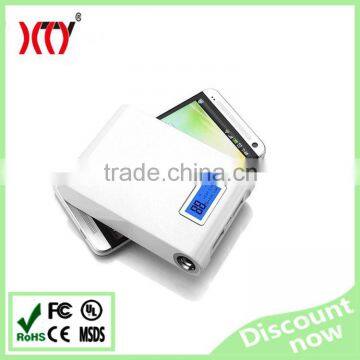 10000mah power bank with led screen flashlight dual usb output power bank