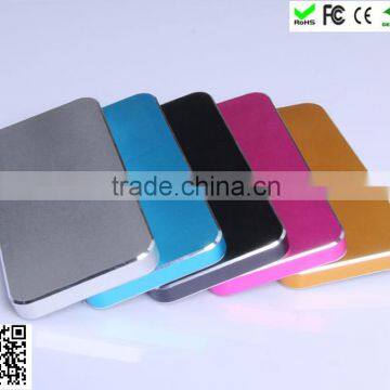 Ultra slim polymer mobile charger/5600mah portable power bank with beautiful service for smart phones