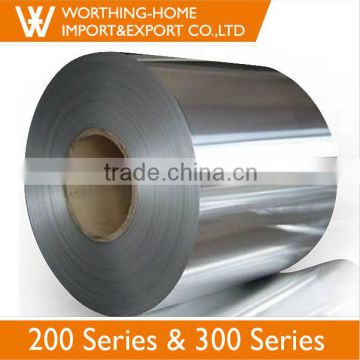 Prime Material 1219mm 2B BA SUS 304 201 Stainless Steel Coil Price Per kg