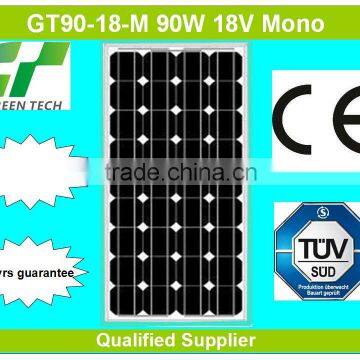 GT90-18-M 90W 18V solar panel manufacturers in Ningbo