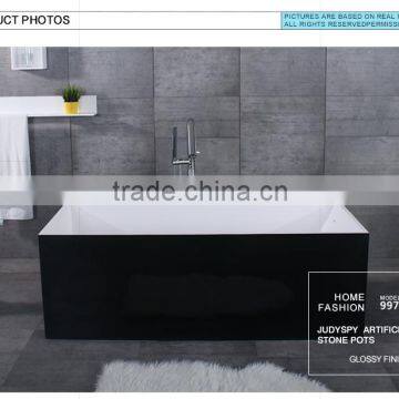 Cast Resin Stone Bathtub Freestanding YG9970 photo-4