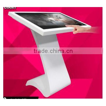 floor stand 27" Inch LCD touch kiosk with mini PC inside i3 i5 i7 CPU