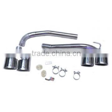 high quality stainless steel w204 AM style exhaust tips exhaust muffler tips for MB C-Class W204 with logo