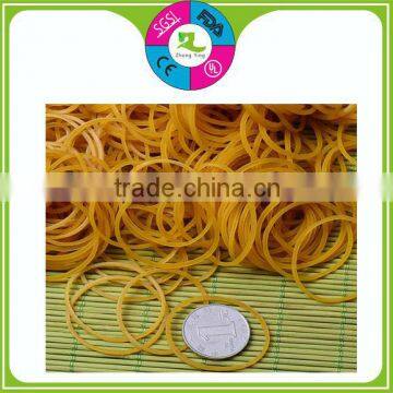 Yellow color band best selling natural rubber elastic bands