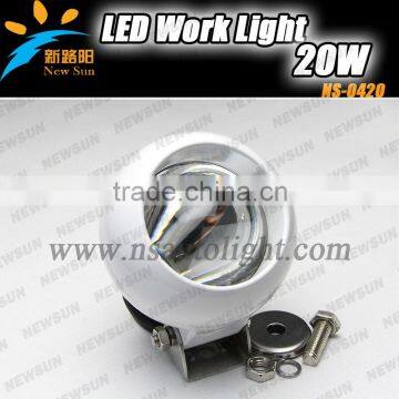 Newest 20w Led Work Light,C ree Led Driving Light,Led Offroad Light For Tractor Forklift Off-road ATV Excavator