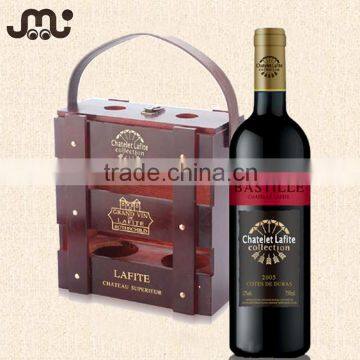 Fashioned deluxe wooden wine bottle box