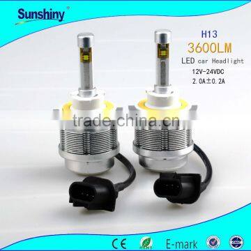 Ba20d led headlight car led headlight h13 9-30v h13 30w 3600lm surgical headlight