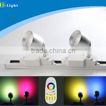 2.4G Mi light Dimmable 7W RGBW RGB+Warm White/RGB+Cool White wifi led track light