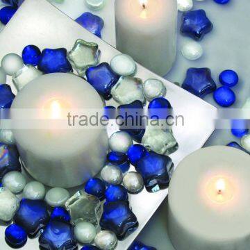 star shape glass marble moon shape glass marble for decorative