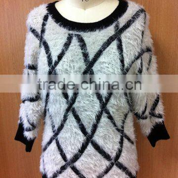 Ladies' acrylic/nylon sweater