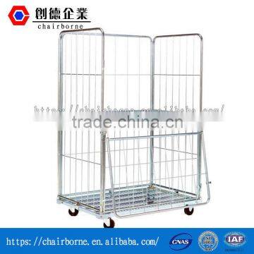 Long service life Zinc-plated foldable flexible application steel roll cage