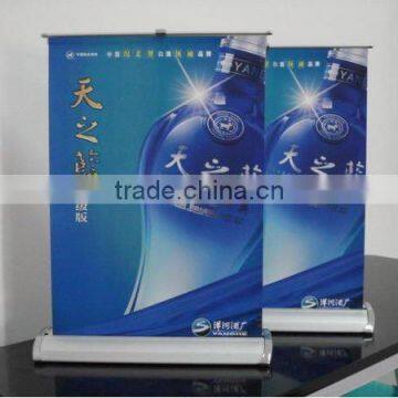 high quality mini desktop roll up banner stand promotion banner stand