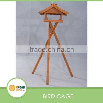 Wooden rasied bird cage