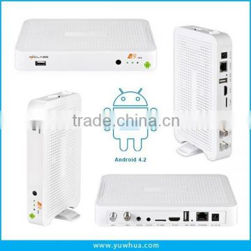 AZCLASS A9 Android TV Box Twin Tuner SKS IKS DVB-S2 Android IPTV Box Az class A9 for South America