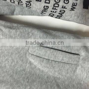 Wholesale 2016 Fashion Women Slit Back Letters Printed Hoodies Ladies Alphabet Long Velvet Zip Up Custom Hoodie Manufacturers photo-5