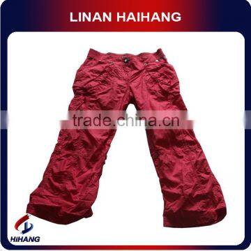 China manufacturer wholesale red children various types of trousers