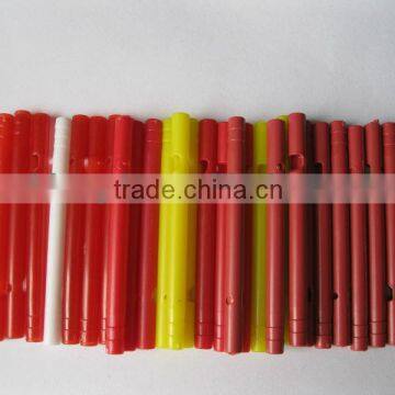 plastic whistled lollipop sticks food grade pp