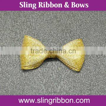 Gold Metallic Ribbon Packaging Bows