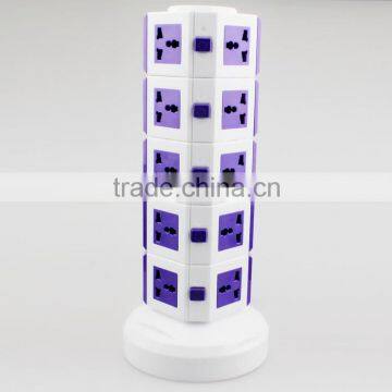 ME-S5 Five Layer Vertical Rotary Socket of Multifunction Plug Socket photo-2