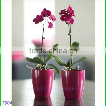 Plastic flower pot, decorative tabletop flower pots